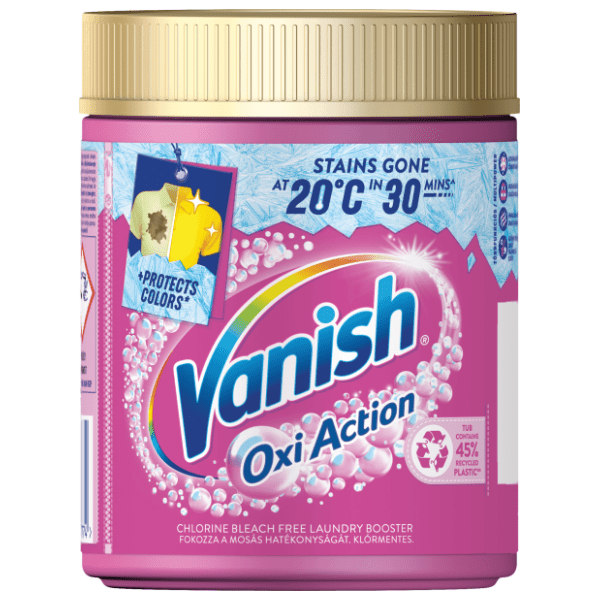 Sredstvo za fleke VANISH oxi action pink 470g