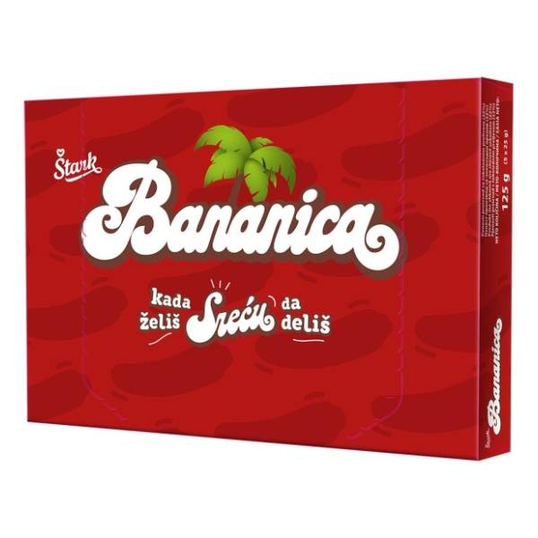 Čokoladica ŠTARK Bananica 125g 