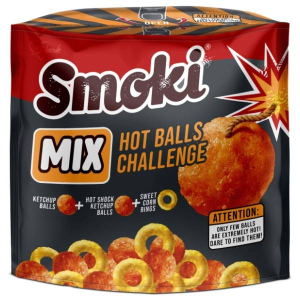 ŠTARK Smoki mix hot balls kečap & sweet corn 90g