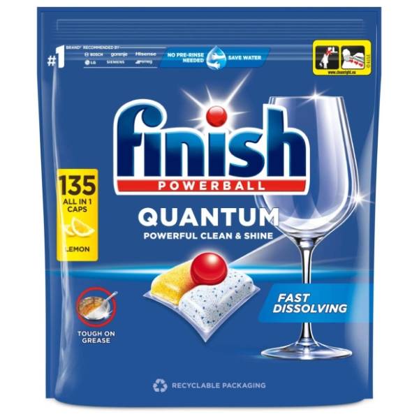 Tablete FINISH Quantum AIO limun 135kom
