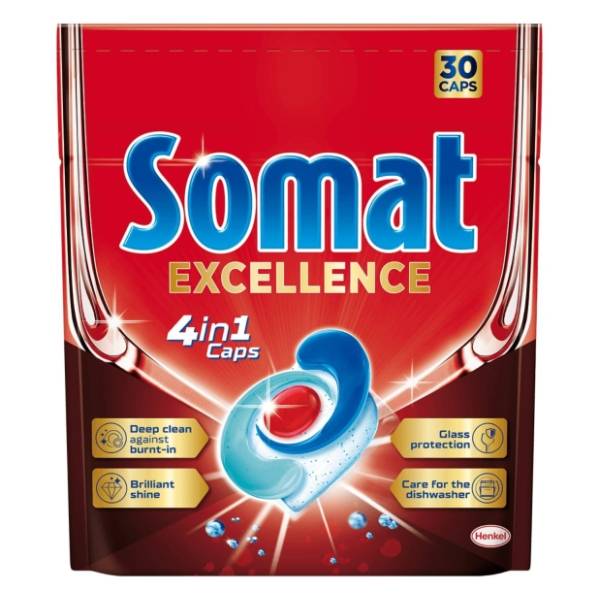 Tablete SOMAT Excellence 4in1 30kom