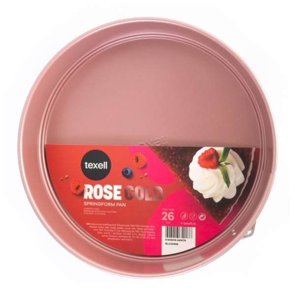 TEXELL kalup za tortu Rose Gold TPRG-T325