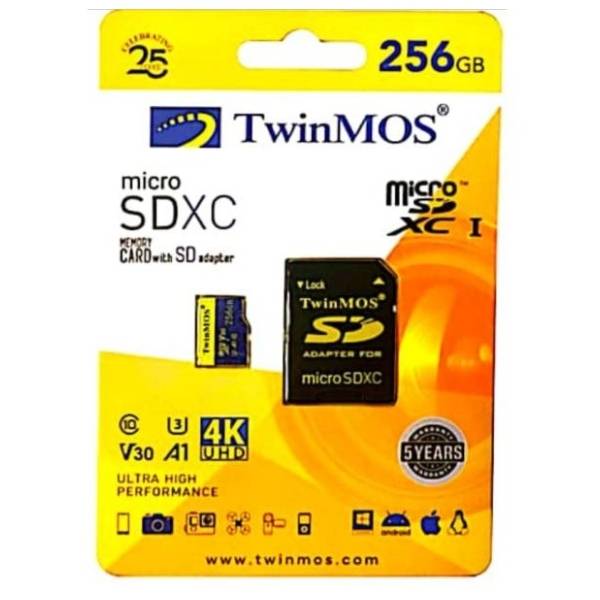 TwinMOS memorijska kartica 256GB TM256MSDXC10V30U3