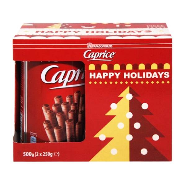 Vafl roleri CAPRICE Xmas 2x250g