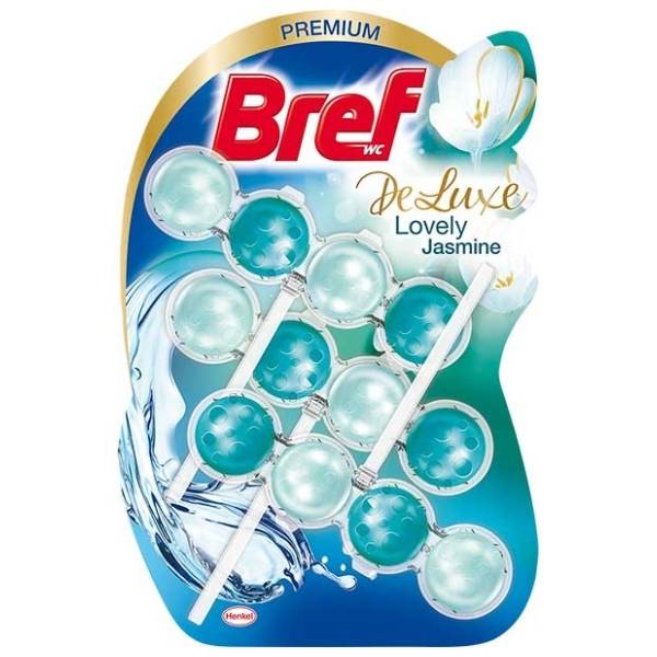 WC osveživač BREF DeLuxe jasmine 3x50g