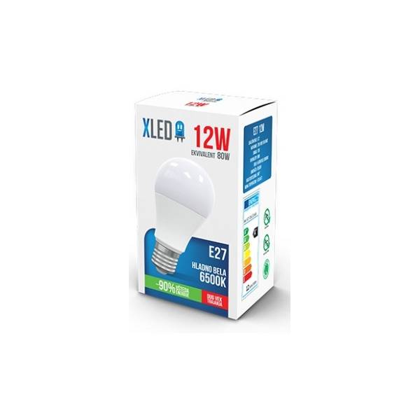 XLED LED sijalica E27 12W 6500K