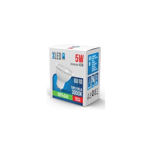 XLED LED sijalica GU10 5W 3000K