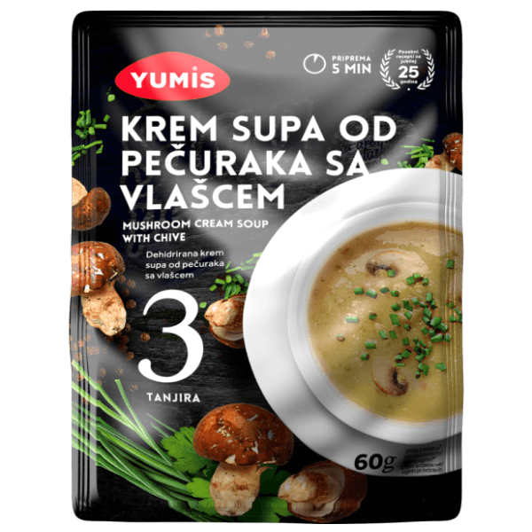 Krem supa YUMIS od pečuraka sa vlašcem 60g