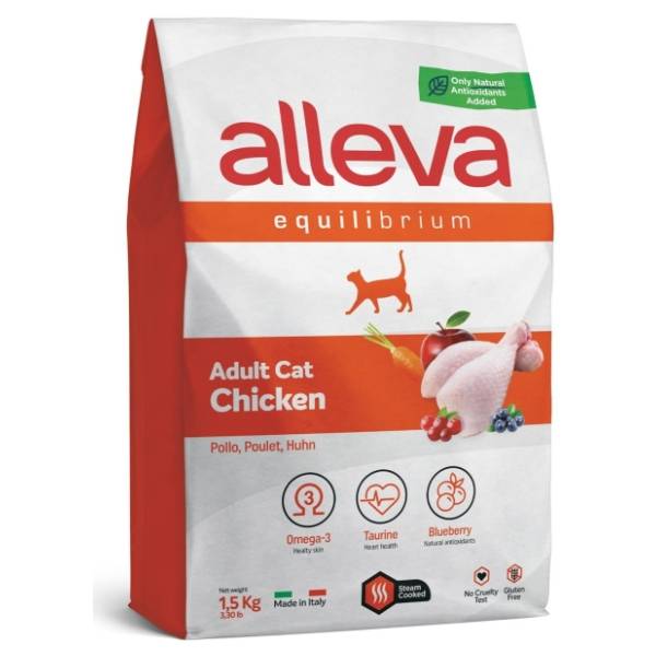 ALLEVA Equilibrium adult  hrana za mačke piletina 400g