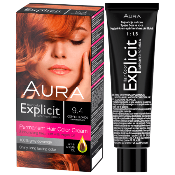 AURA Explicit farba za kosu 9.4 bakarno plava