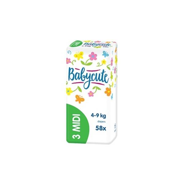 BABYCUTE pelene Midi 3 58kom