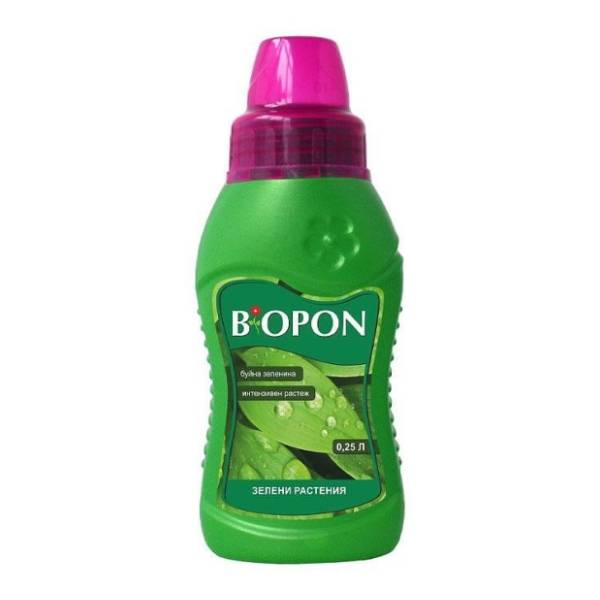 BIOPON tečno đubrivo za zeljaste biljke 250ml