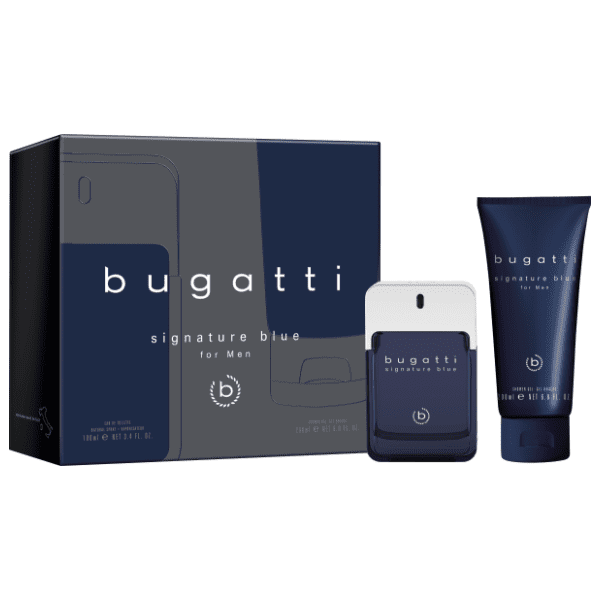 BUGATTI Signature blue muški set