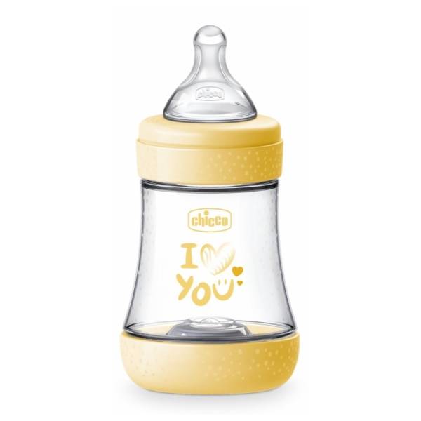 CHICCO flašica za bebe P5 150ml žuta