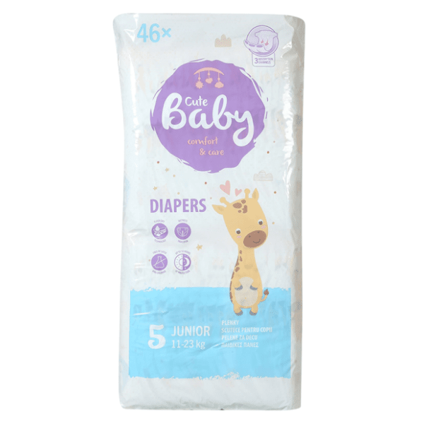 CUTE BABY pelene Junior 5 46kom