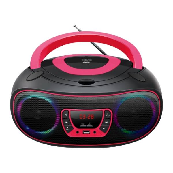 DENVER TCL-212BT roze radio CD plejer