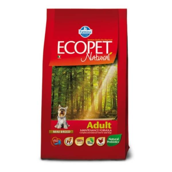 ECOPET Natural adult mini hrana za pse 2,5kg