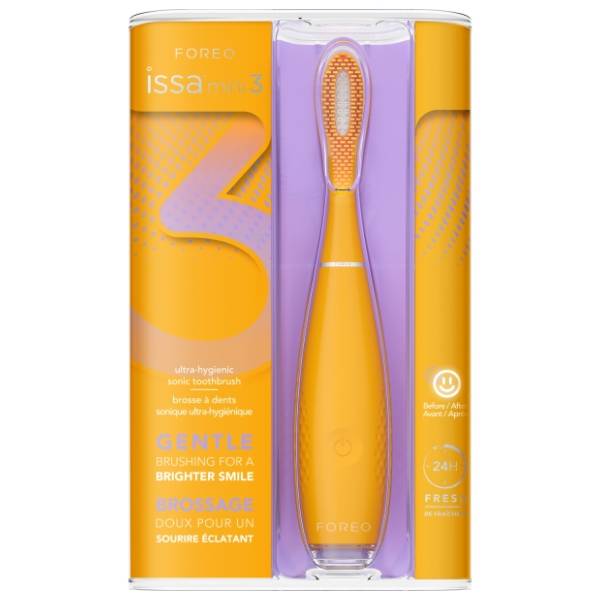 FOREO Issa mini 3 električna sonična četkica za zube mango tango
