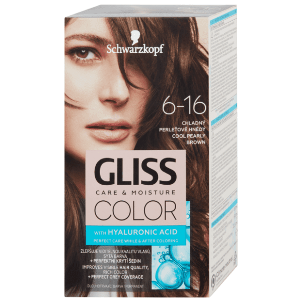 GLISS Care & Moisture farba za kosu 6.16 sedefasto smeđa