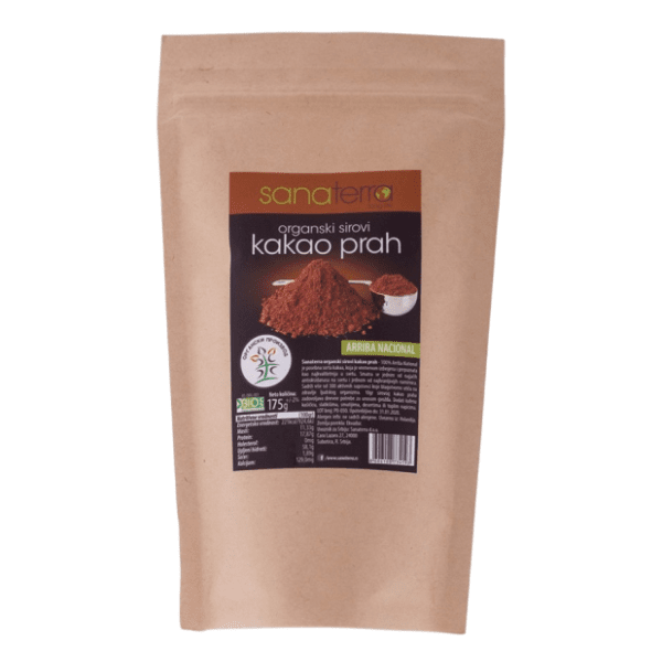 Kakao prah SANATERRA sirovi organski 175g
