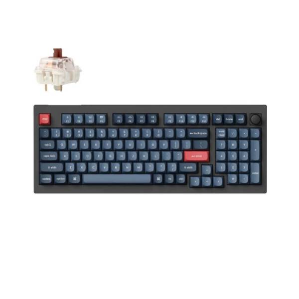 KEYCHRON bežična tastatura Assembled Knob Jupiter Brown V5M-D3