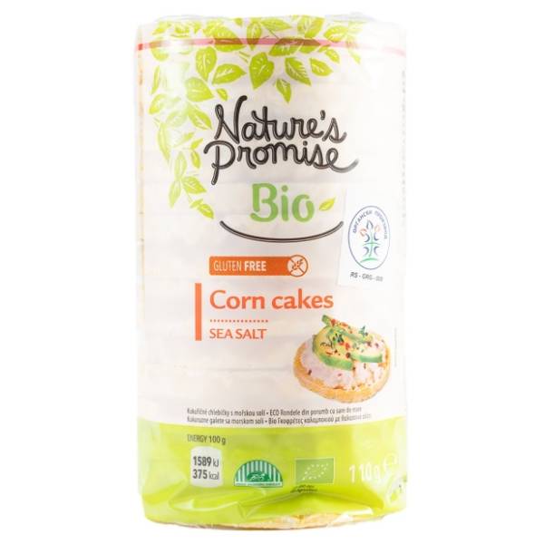 Kukuruzne galete NATURE'S PROMISE Bio gluten free 110g