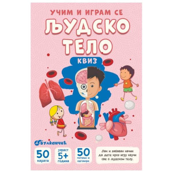 Kviz karte ljudsko telo
