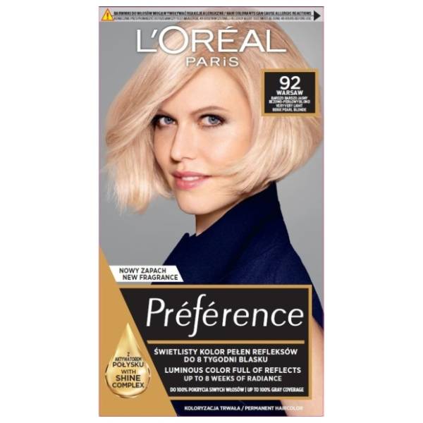 L'OREAL Preference farba za kosu 92 warsaw