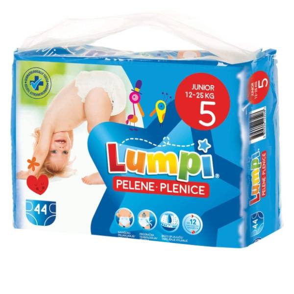 LUMPI pelene 5 junior 44kom