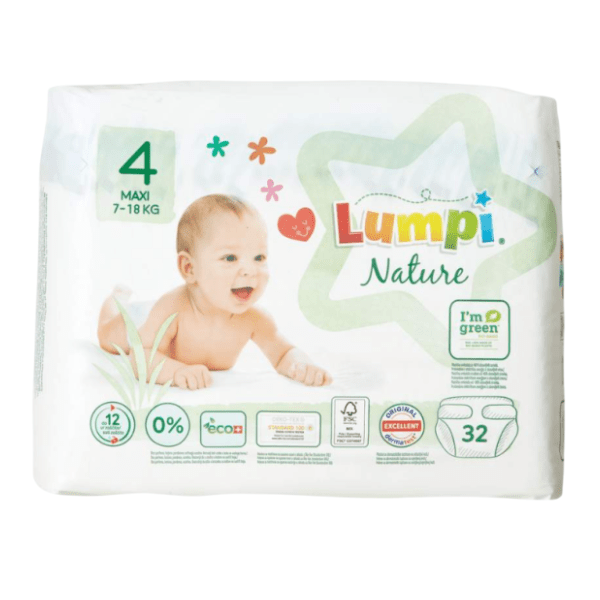 LUMPI pelene nature 4 maxi 32kom