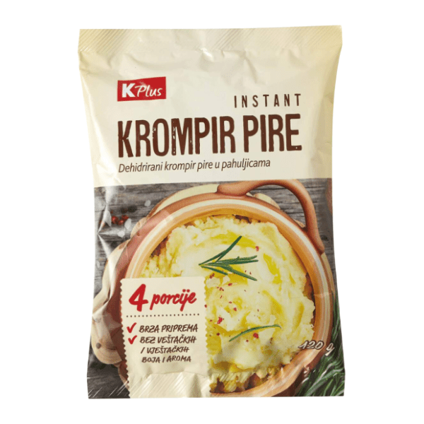 Instant krompir pire K PLUS 120g