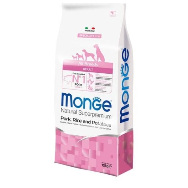 MONGE All breeds adult hrana za pse svinjetina 12kg