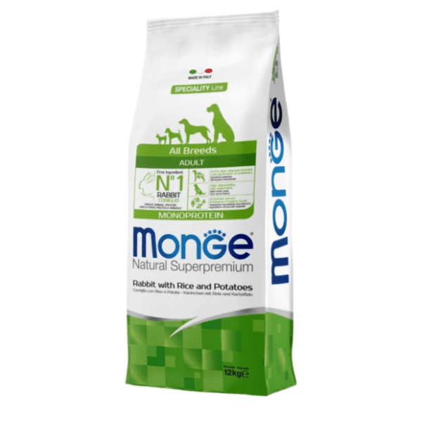 MONGE All breesd adult zečetina pirinač i krompir 12kg