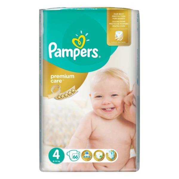 PAMPERS pelene Premium care JP 4 66kom