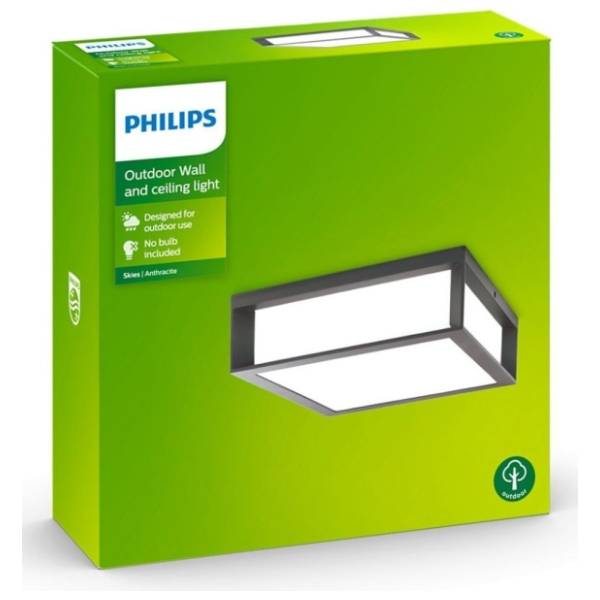 PHILIPS plafonjera 2x42W E27 26x26cm Skies PH066 