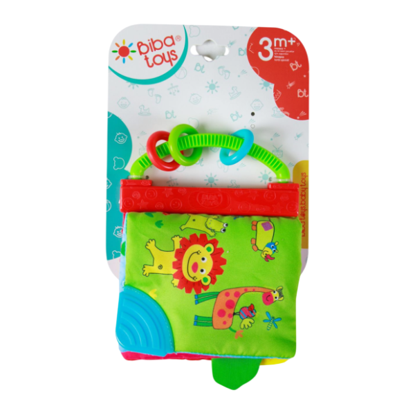 Plišana knjiga Džungla sa glodalicom BIBA TOYS