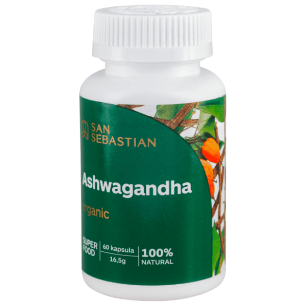 SAN SEBASTIAN Ashwagandha organic 60 kapsula