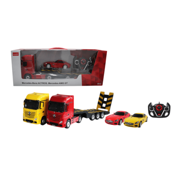Set Mercedes Benz Actros 1:26 i Mercedes GT 1:24