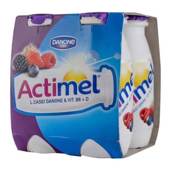 Voćni jogurt DANONE Actimel šumsko voće 4x100ml