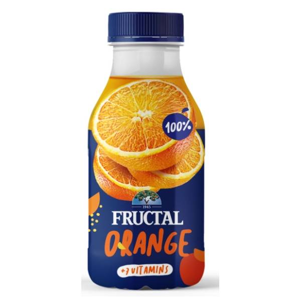 Voćni sok FRUCTAL pomorandža 100% 330ml