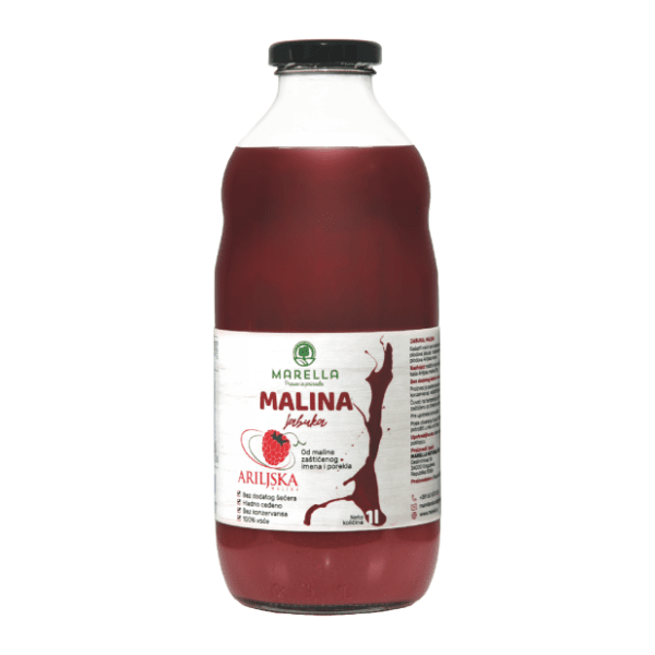 Voćni sok MARELLA malina 1l