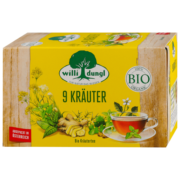 WILLI DUNGL čaj 9 vrsta bilja organski 40g