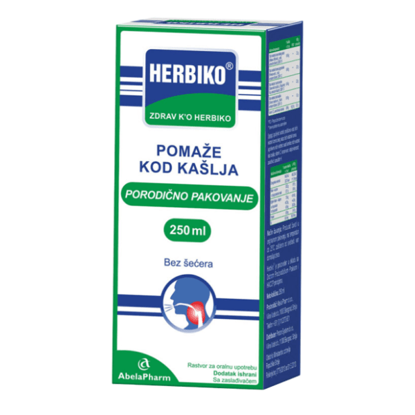 ABELA PHARM Herbiko sirup za kašalj 250ml