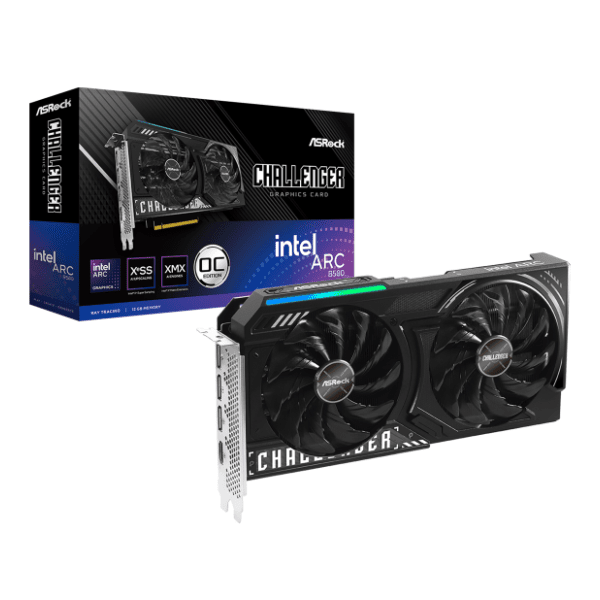 ASRock Intel Arc B580 Challenger OC 12GB GDDR6 192-bit grafička kartica