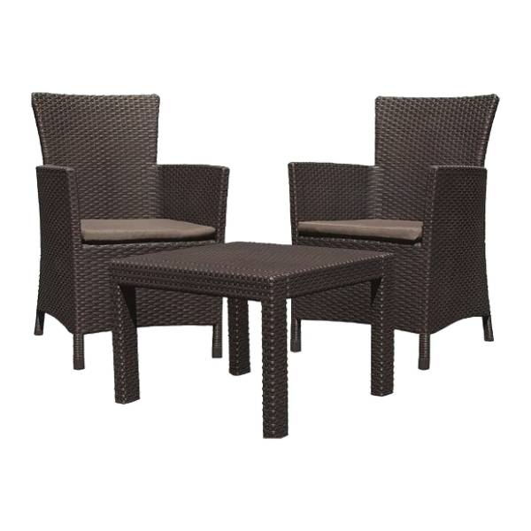 Balkonski set KETER Rosario CU 216939 braon