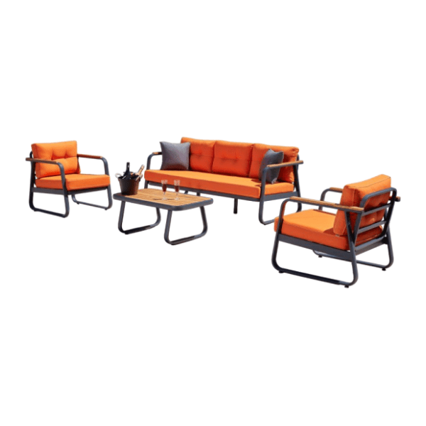 Baštenska garnitura HANAH HOME Rio orange