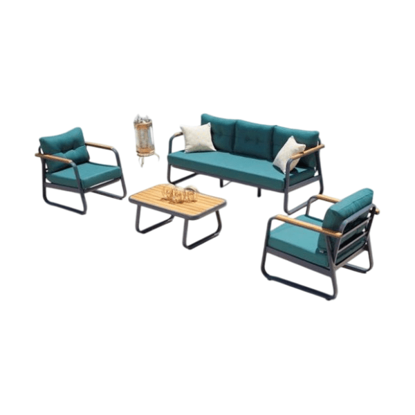 Baštenska garnitura HANAH HOME Rio petrol blue