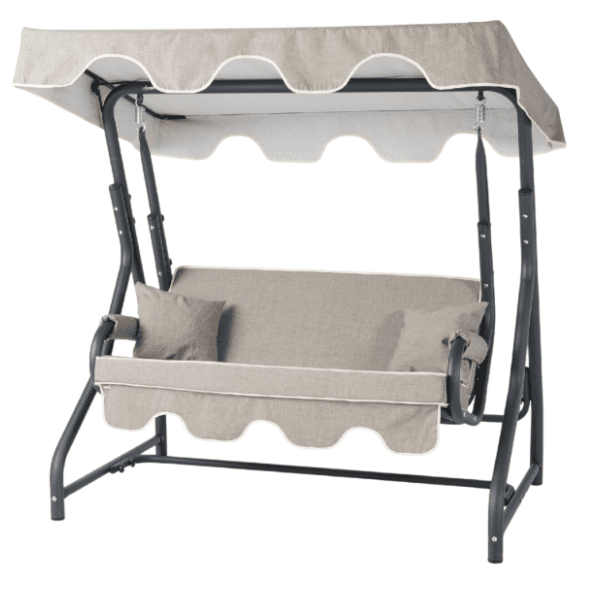 Baštenska ljuljaška dvosed HANAH HOME Morus anthracite grey