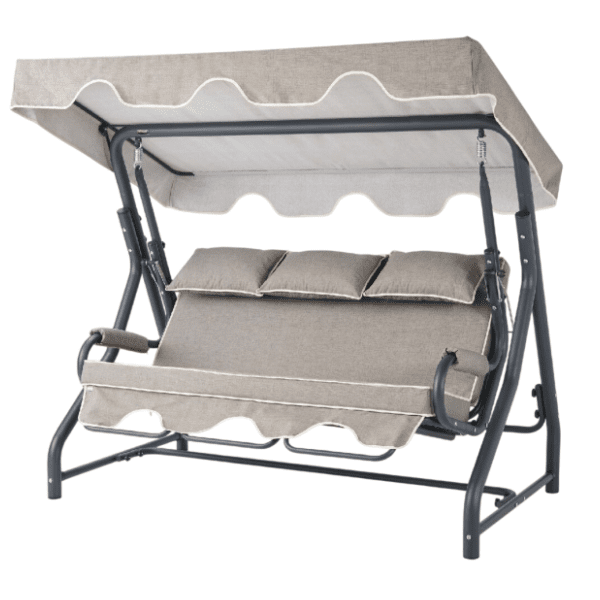 Baštenska ljuljaška trosed HANAH HOME Salvia anthracite grey