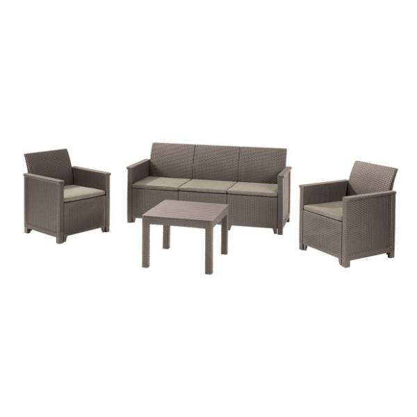 Baštenski set KETER Elodie 3 seater CU 246154 kapućino